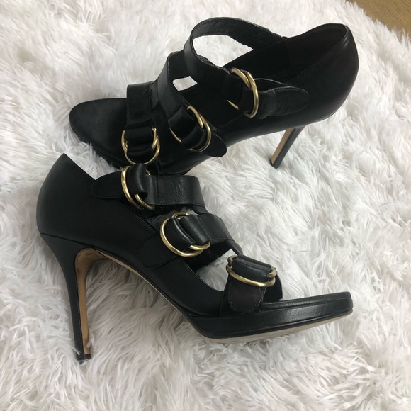 Cole Haan Shoes - Cole Haan Nike 3 Buckle Open Toe Heels Size 8.5